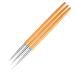Lovenails Finelin Brush Set - 3-Piece Gold Nail Art Brushes for Detailed Designs & Paintings - Buy Online on GoSupps.com
