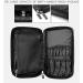 Makeup Brush Pocket & Waterproof Cosmetic Bag - Portable Beauty Travel Storage with Hand Loop - Black - Buy Online on GoSupps.com
