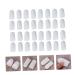 8 Pairs Silicone Gel Toe Protectors & Separators for Blisters, Bunions, and Straightening - White Headgear Orthopedic Design - Buy Online on GoSupps.com