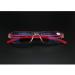 Kokobin Frameworkless Reading Glasses +2.5 Dioptria | Anti Blue Light Visual Aid for Men & Women (Red) - Buy Online on GoSupps.com
