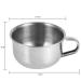 Stainless Steel Shave Bowl - Premium Soap Dish & Foam Tool with Handle for Men s Grooming - Buy Online on GoSupps.com