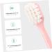 Minkissy 4-Piece Soft Cotton Toothbrush Set for Women & Teens | Portable Handheld Toothbrushes with Clean 3-Page Design - Buy Online on GoSupps.com