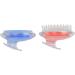 Exfoliating Ingrown Hair Brush Set - Soft Bristle Head, Body, Armpit, Facial Treatment (2 Pieces) - Buy Online on GoSupps.com