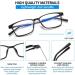 Suertree 2.0x Reading Glasses for Men - Blue Light Filter TR90 Optics Classic Business Style Anti-Blue Visual Aid in Black - Buy Online on GoSupps.com