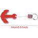 ZRM&E 2pcs Anchor Floating Key Chains for Boats Fishing Sailing Water Sports (Orange Red) - Buy Online on GoSupps.com