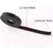 Faux Leather Strip - Double Sided, Black, 1/2'' x 72 - Buy Online on GoSupps.com