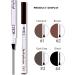  Allayu Waterproof Long-Lasting Multicolor Eyebrow Pencil Makeup Cosmetics Convenient for Professionals and Beginners Black - Buy Online on GoSupps.com