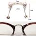 Premium Metal Replacement Nasal Cushion Holder & Bridge for Glasses | Vintage Oxen Horn Design - Durable & Stylish Eyewear Solution - Buy Online on GoSupps.com