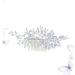Ipetboom Silver Barrettes Hair Accessories Hair Barrettes for Women Silver Hair Clip Silver Headpiece Hair Side Comb Hair Comb Crystal Bridal Hair Combs Hairpin Bride Wedding - Buy Online on GoSupps.com