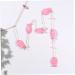 Yardenfun 1 Pc Decor Wedding Ornament Mini Beach Ornament Door Fish Hanging Ornament Pendant Curtain Wooden Pink 102X4.2CM - Buy Online on GoSupps.com