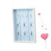 Alipis Boxes Wall Hanging Hooks Wall Hanging Decor Home Decoration Key Lock Box Manager European Style medium Blue