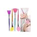Silicone Face Mask Brush Set - 4PCS Flexible Applicator for Mud Clay & Charcoal Masks | Soft Facial Brush for Perfect Application - Buy Online on GoSupps.com