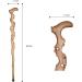 Wooden Walking Sticks for Men & Women Walking stick for rollator Wooden Walking Cane Stick Old Man Walker Anti-slip Walking Rod Solid Wood Crutches for Men Hiking (wood Color) Folding crutcheswooden - Buy Online on GoSupps.com