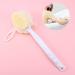 Healifty Double-Sided Back Brush 2pcs - White Bath Scrubber with Massage Handle - Buy Online on GoSupps.com
