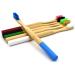 Buy Hemoton Bamboo Toothbrushes - Eco-Friendly Wooden Bristle Toothbrush for a Sustainable Smile - Buy Online on GoSupps.com