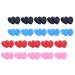 Totority 20 Pairs Cute Heart Shape Silicone Glasses Ear Grip Hooks Anti-Slip Eyeglasses Retainers Soft Glasses Temple Holder Protectors for Various Glasses and Sunglasses