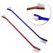DOITOOL 2pcs Set Nylon Wire Toothbrush Dog Toothbrushes Double Sided Toothbrush Toothpaste Double Head - Buy Online on GoSupps.com