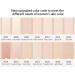 14 Colors Full Skin Concealer Foundation Cream Waterproof Make Up Liquid Concealer Cream For Corrector Scars Acne Spots Tattoo Under-eye Skin Cover-up (212) - Buy Online on GoSupps.com