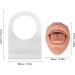 Soft Silicone Tongue Model - Realistic Fake Tongue for Piercing Practice & Jewelry Display - Flexible Human Mouth Shape with Teeth - Buy Online on GoSupps.com
