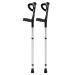 Crutch Folding Elbow Soft Grip Crutches Adjustable 10 Height Slip Resistant Mobility Aid for Elderly Arm Cuff Crutch Foldable Crutch for Handicapped Disabled Adults