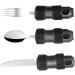 Elderly Disability Anti-Shake Eating Aid Tablewares 3PCS Cutlery Sets Disability Aids Eating Cutlery Easy Grip Knife Spoon Fork Utensils Adaptive Dining Aid Cutlery Set for Parkinson - Buy Online on GoSupps.com