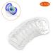 Transparent Silicone Button Rings - 10 Pack | Silicone Rings for Pacifier Chains & Mam NUK Pacifiers - Buy Online on GoSupps.com