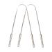 Metal Tongue Scraper - Stainless Steel Tongue Cleaner Tool for Fresh Breath- U-Shaped Travel Tongue Scraper with Flexible Design (2 Pack U-Shape Scraper)