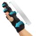Trigger Finger Splint Brace for Man & Woman Two or Three Fingers Support for Finger Knuckle Immobilization Pain Fingers Tendonitis Mallet Fingers Pain Relief Left - Hand Graphite( Left Hand ) One Size