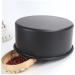 Zerodeko Griddle Airfryer Oven Baking Basket Kitchen Supplies Air Fryer Oven Frying Pot Frying Pan Tool Fried 17.2*15CM Black - Buy Online on GoSupps.com