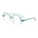 Window glass glasses Women Stomping gaming glasses Computer-fat-folding blue light filter glasses glasses without strength large Z3-green unit size