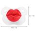 Funny Football Style Baby Pacifier | Soft Silicone Newborn Pacifier in Scarlet Red - Perfect for Small Children - Buy Online on GoSupps.com