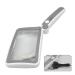 IOOOFU Magnifying Glass LED Illuminated Eye-Loupe Magnifier Handheld Magnifying Lens for Coin Stamps Reading Rechargeable ABS- Acrylic Metal