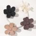 6PCS Flower Claw Clips Set - Cute Matte Hair Claws for Strong Hold - Hair Accessories for Women and Girls - White, Grey, Black, Khaki, Coffee - Buy Online on GoSupps.com