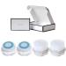 YEARONAN Alternative Cleansing Brush Heads Compatible with Replacement Cleansing Brush Brightening Cleansing Brush Exfoliating Facial Brush Replacement Head for All Skin Types 4-Pack Blue