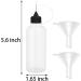 12 Pcs 4oz Needle Tip Glue Bottles with Multicolor Lids and Mini Funnel - Perfect for Small DIY Projects and Crafts - Buy Online on GoSupps.com