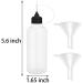 6 Pcs 4oz Needle Tip Glue Bottles with Multicolor Lids - Perfect for DIY Crafts & Small Projects - Buy Online on GoSupps.com