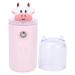 Shanrya Facial Mist Sprayer Cute Cartoon Animal Skin Nano Sprayer Safe for Beauty and Personal Care Pink