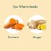 VAHDAM Turmeric Ginger Tea Bags - 100 Pyramid Tea Bags | Caffeine-Free Blend of Real Spices | Superfood Herbal Tea - Buy Online on GoSupps.com