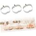 OUNONA 3 Pcs Baking Mold Cake Mold Fondant Mold Gummy Molds Cookie Mold Cakesicles Mold Cake Stencils Stainless Steel Molds Cookie Stencils Dessert Molds DIY Modeling Die Cutting - Buy Online on GoSupps.com