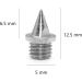 QPEY 42-Piece 1/4 Inch Steel Track Shoe Spikes Replacement Set with Wrench - Buy Online on GoSupps.com