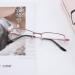 ZUKKY Pink Half Frame Reading Glasses for Women - Blue Light Blocking Anti-Glare Rectangle Computer Readers AM28 - Buy Online on GoSupps.com