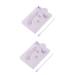 Happyyami 2pcs Aquarium Gravimeter Salinimeter Salt Water Gravimeter Aquarium Meter Hydrometer Square White mediumx2pcs Whitex2pcs