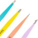 Sukmazz Professional Tweezers Set for Eyebrows - 4 Pcs for Ingrown Hair Removal and Eyelash Extension - Precision Eyebrow Plucking Tweezers - Buy Online on GoSupps.com
