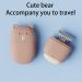 Portable Bear Style Women's Razor for Travel - Manual Shaver with 2 Safety Cartridges & Skin Care Soap Set - Buy Online on GoSupps.com