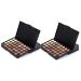 FOMIYES Makeup Palette 2pcs 40 Pallet Pearly Combination Lustre Eye Colors Cosmetic Shadow Makeup Eye Shadow Palettes