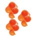 GLEAVI 3pcs Eggs Egg Rack for Refrigerator Fridge Egg Holder Portable Egg Case Container Egg Tray Outdoor Random Color 11.5X7X7cm