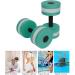 2PCS Water Aerobic Foam Dumbbells Set for Aqua Fitness in Sky Blue - Buy Online on GoSupps.com