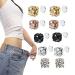 Ynfs 5 pair amo'thea lymphaactive Mag Studs magnetic acupressure earrings for losing weight magnetic lymphatic drainage earrings magnetic therapy earrings for women men not pierced (5Pairs-8mm)
