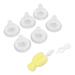 Silicone pacifier integrated snack pacifier design with wide mouth for infant feeding