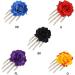 hgnxa Skull Hand Barrette Goth Hairpin Day Of The Dead Hair Clip Flower Gothic Headwear Halloween Steampunk Hair Accessories Red - Buy Online on GoSupps.com
